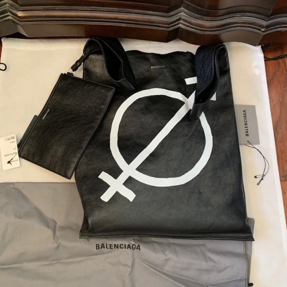 New Balenciaga Shopping Tote, Black